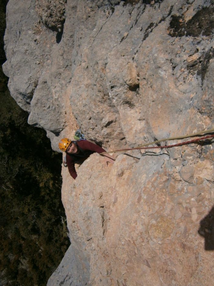 Darrers metres del primer llarg